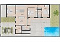 3-Schlafzimmer-Villen mit privatem Pool und 1 Monat Fertigstellung in Alicante Dream Homes Castalla 