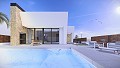 Contemporary 3 bed villas with swimming pool, large solarium and parking in Alicante Dream Homes Castalla 