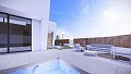 Contemporary 3 bed villas with swimming pool, large solarium and parking in Alicante Dream Homes Castalla 