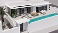 Moderne villa 4 of 5 bedden met onderbouw, zwembad en garage in Alicante Dream Homes Castalla 