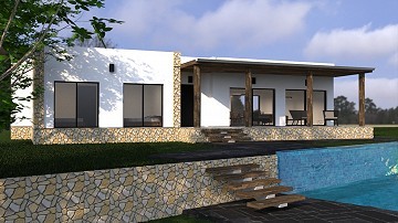 New 3 Bedroom Villa for completion in Paradon near (Pinoso)