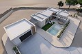 Beautiful 3 bedroom modern house project with swimming pool in fortuna in Alicante Dream Homes Castalla 