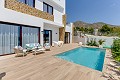 Finestrat moderne villa met uitzicht op zee en de bergen in Alicante Dream Homes Castalla 