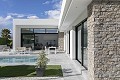 Villas indépendantes modernes avec piscine privée, 3 chambres, 2 salles de bains sur terrain de 550 m2 in Alicante Dream Homes Castalla 