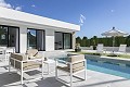 Modernas villas independientes con piscina privada, 3 dormitorios y 2 baños en parcela de 550 m2 in Alicante Dream Homes Castalla 