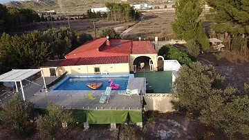 Villa de 3 chambres et 2 salles de bain à Sax avec piscine et vue